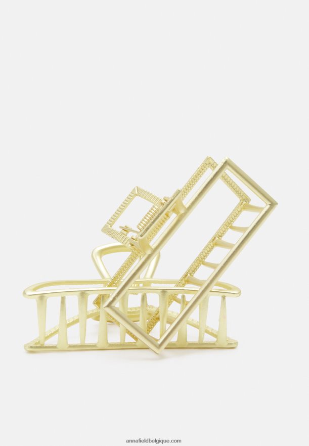 femmes Lot de 2 accessoires de coiffure dorés Anna FieldNHH26B2668