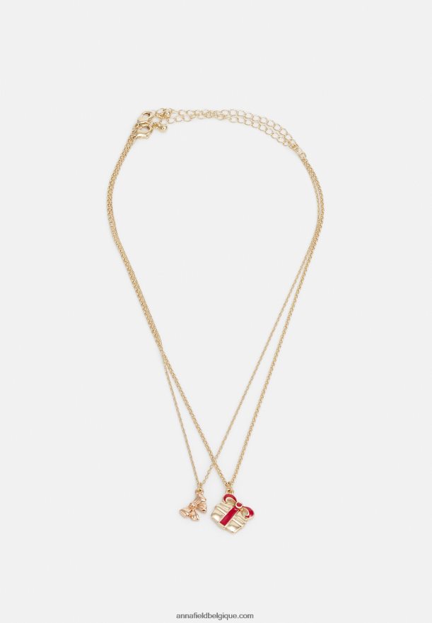 femmes Lot de 4 colliers dorés Anna FieldNHH26B2658