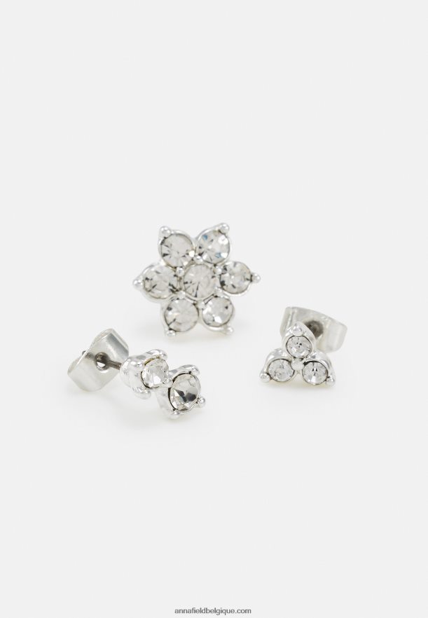 femmes Lot de 5 boucles d'oreilles argentées Anna FieldNHH26B2662