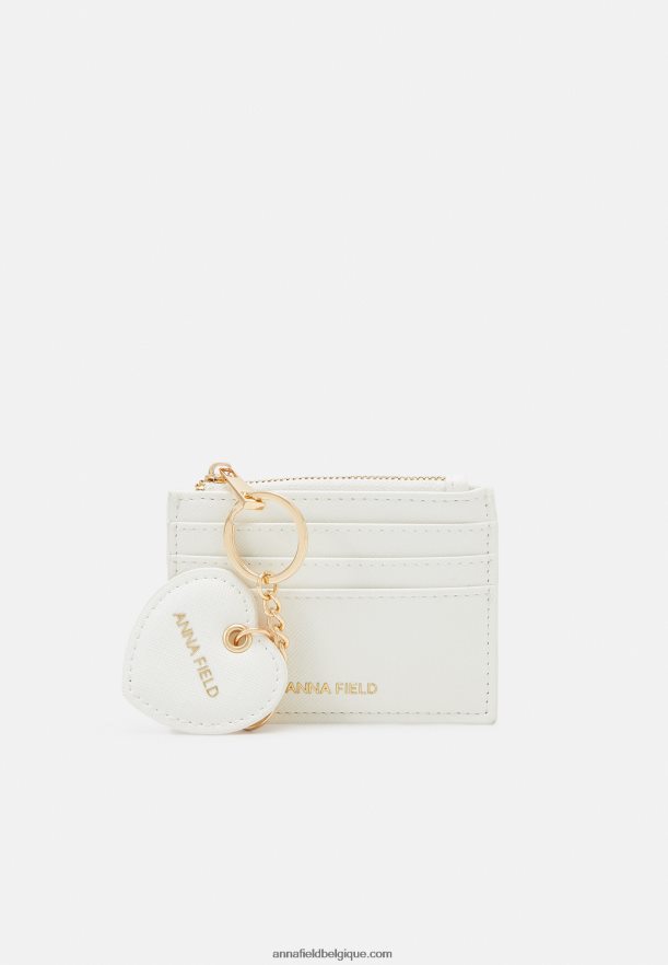 femmes ensemble porte-cartes de visite blanc Anna FieldNHH26B2665