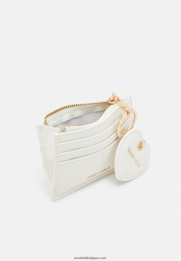 femmes ensemble porte-cartes de visite blanc Anna FieldNHH26B2665