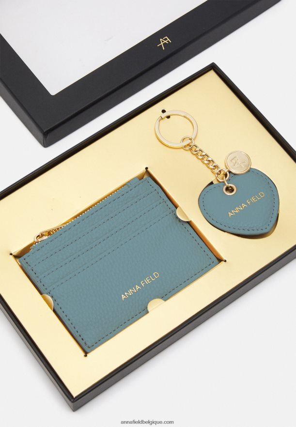 femmes set porte-cartes de visite bleu Anna FieldNHH26B2664