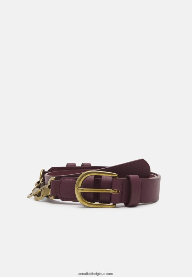 femmes ceinture bordeaux Anna FieldNHH26B2775