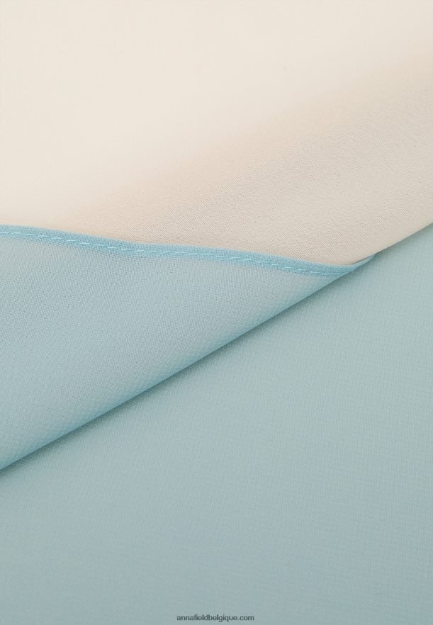 femmes Lot de 2 foulards bleu clair/nude Anna FieldNHH26B2711