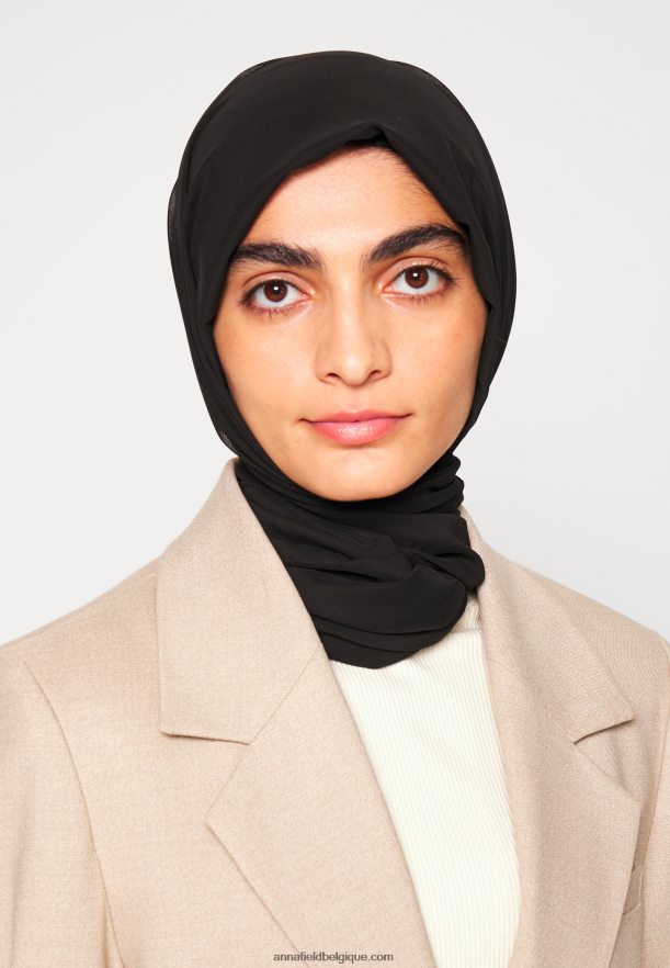 femmes Lot de 2 foulards noir/vert Anna FieldNHH26B2707