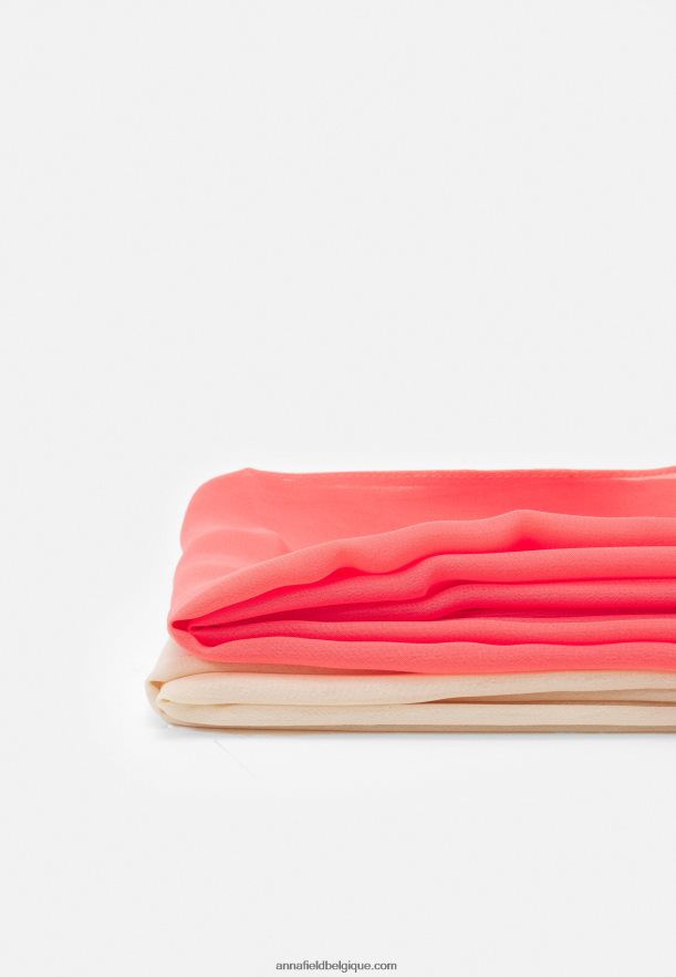 femmes Lot de 2 foulards rose/nude Anna FieldNHH26B2713