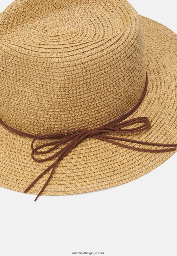 femmes chapeau beige Anna FieldNHH26B2719
