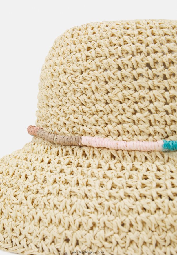 femmes chapeau beige/rose Anna FieldNHH26B2723