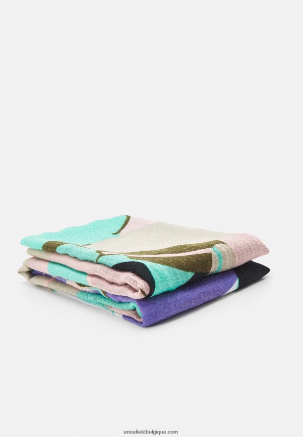 femmes foulard bleu Anna FieldNHH26B2829