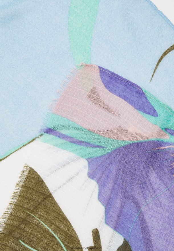 femmes foulard bleu Anna FieldNHH26B2829