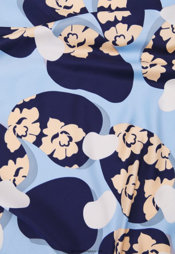 femmes foulard bleu Anna FieldNHH26B2843
