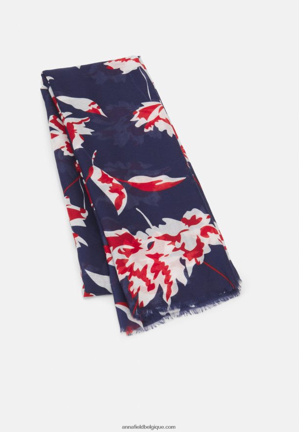 femmes foulard bleu/rouge Anna FieldNHH26B2825