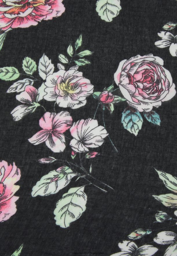 femmes foulard noir Anna FieldNHH26B2839