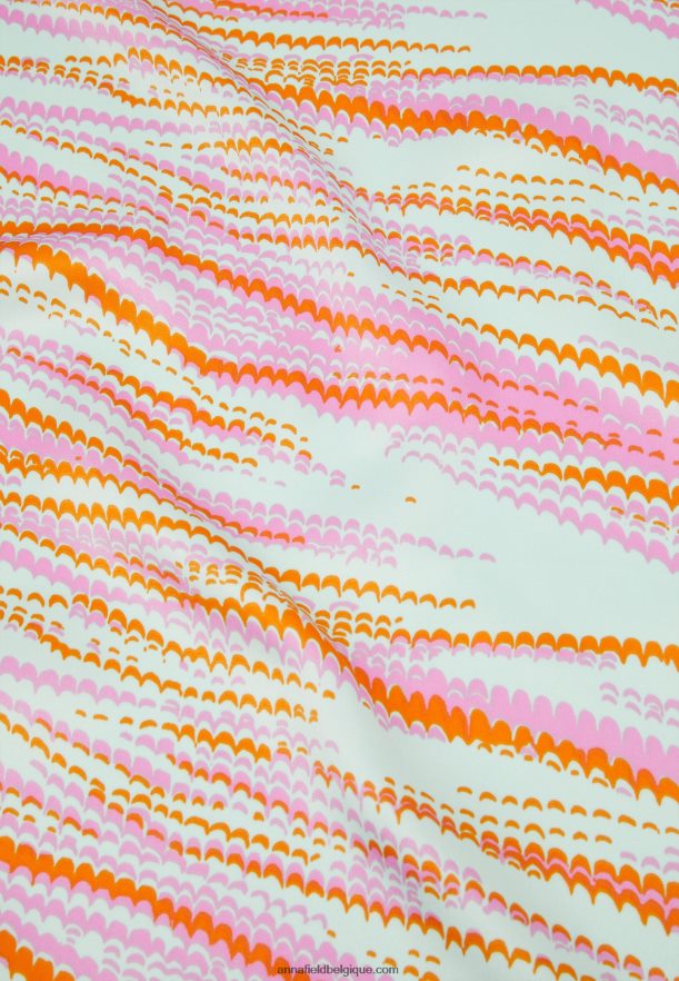 femmes foulard rose/marron/jaune Anna FieldNHH26B2845