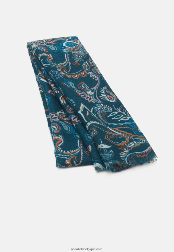 femmes foulard vert Anna FieldNHH26B2830