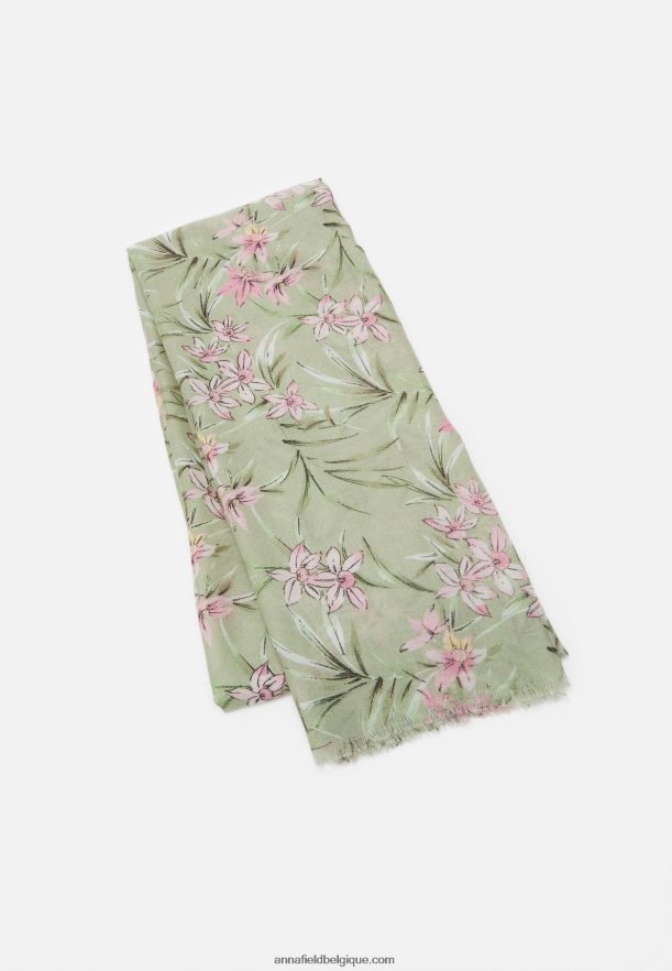 femmes foulard vert Anna FieldNHH26B2842
