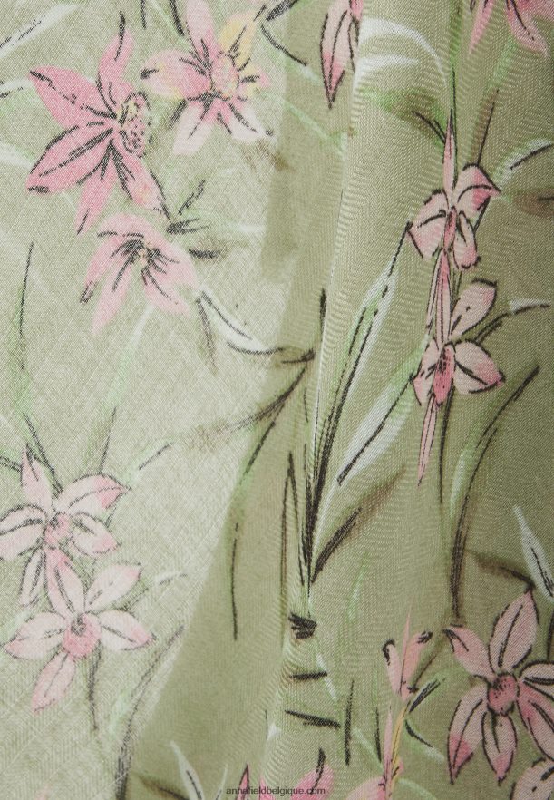 femmes foulard vert Anna FieldNHH26B2842