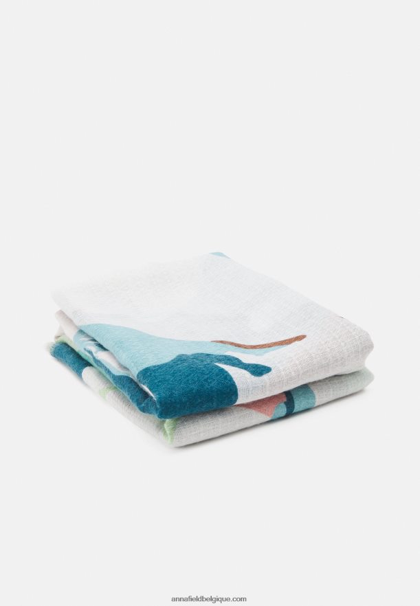 femmes foulard vert/beige Anna FieldNHH26B2828