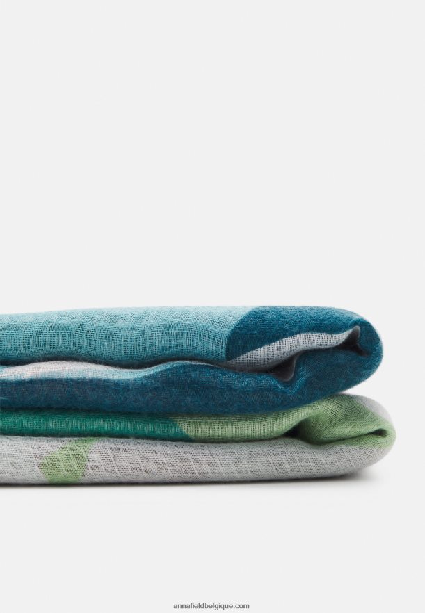 femmes foulard vert/beige Anna FieldNHH26B2828