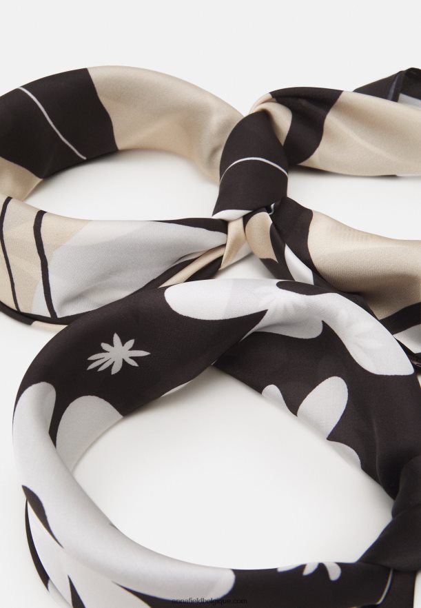 femmes lot de 2 foulards noir Anna FieldNHH26B2838