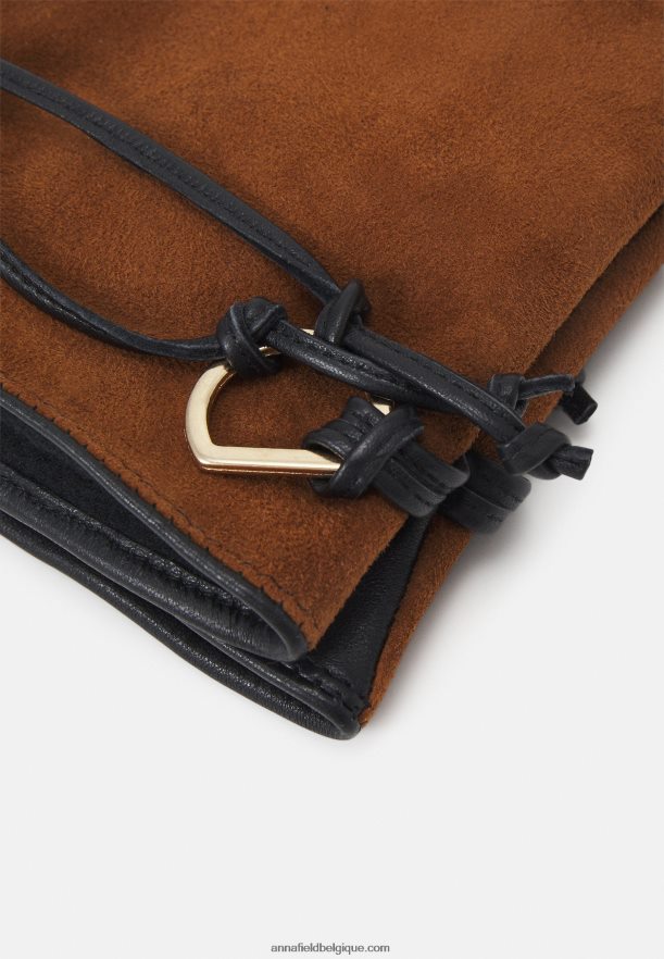 femmes gants noir/marron Anna FieldNHH26B2856