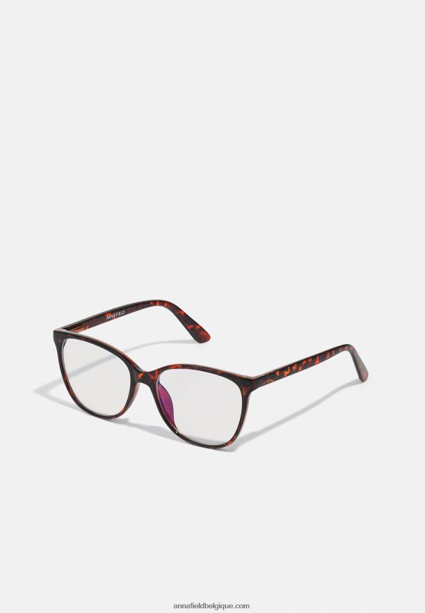 lunettes de soleil unisexes marron Anna FieldNHH26B2858