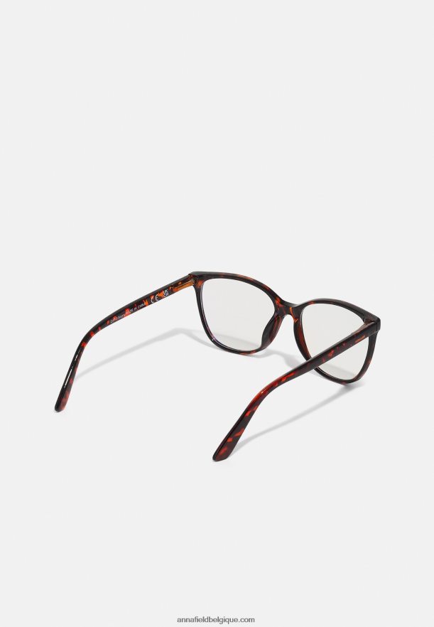 lunettes de soleil unisexes marron Anna FieldNHH26B2858