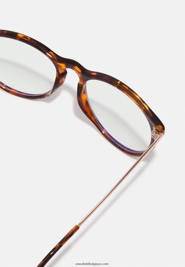 femmes lunettes anti-lumière bleue marron Anna FieldNHH26B2851