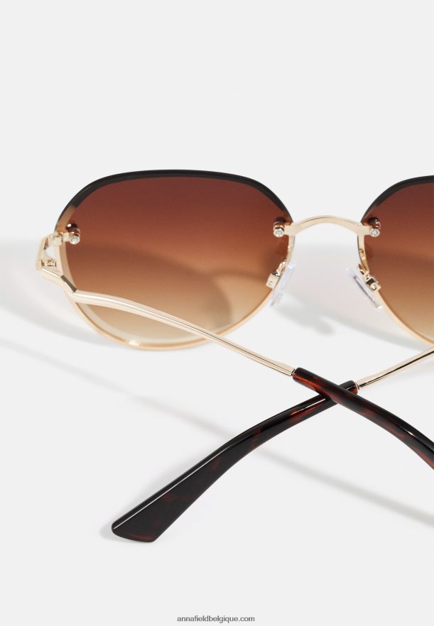 femmes lunettes de soleil dorées Anna FieldNHH26B2703