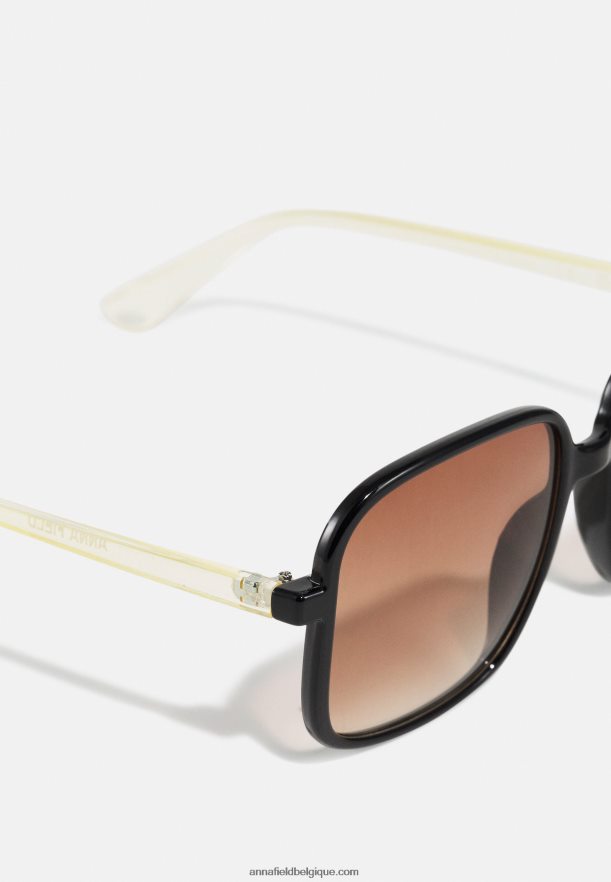 femmes lunettes de soleil noir/beige Anna FieldNHH26B2693