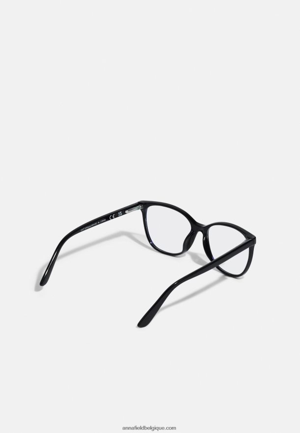 lunettes de soleil unisexes noires Anna FieldNHH26B2682