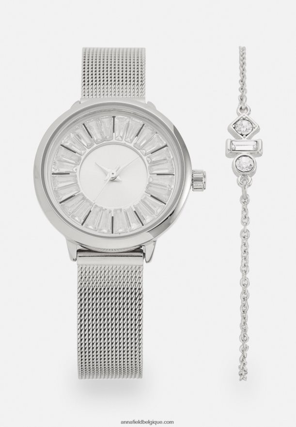 femmes ensemble montre argent Anna FieldNHH26B2785