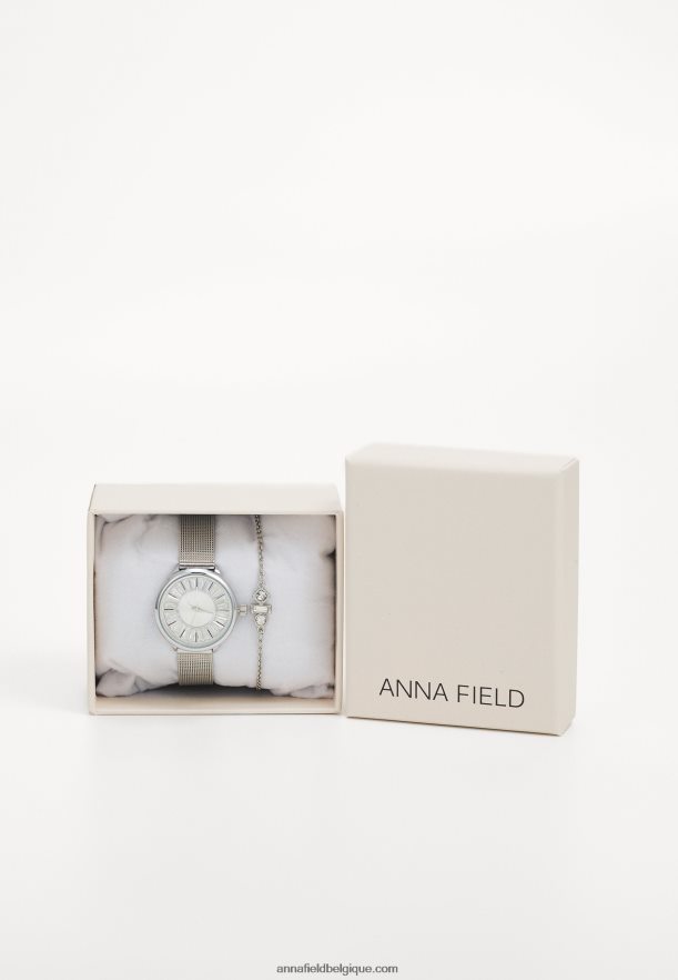 femmes ensemble montre argent Anna FieldNHH26B2785
