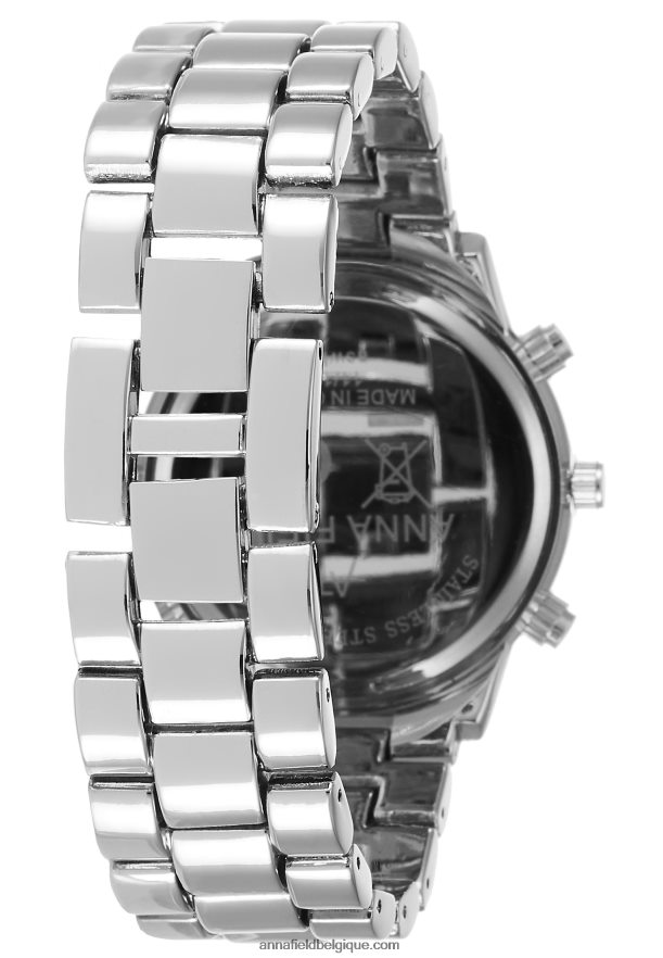 femmes montre chronographe argentée Anna FieldNHH26B2793