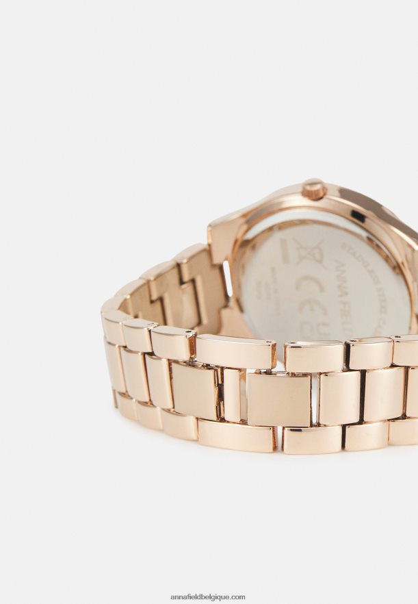 femmes montre couleur or rose Anna FieldNHH26B2781