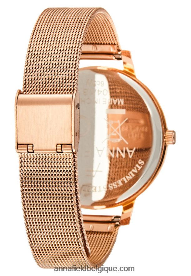 femmes montre couleur or rose Anna FieldNHH26B2783