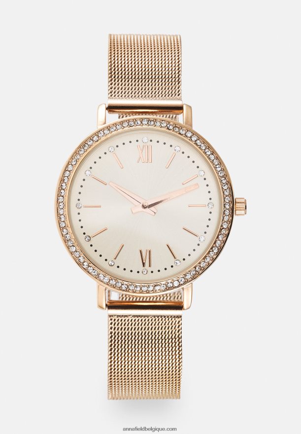 femmes montre couleur or rose Anna FieldNHH26B2786