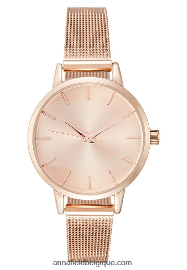 femmes montre couleur or rose Anna FieldNHH26B2791