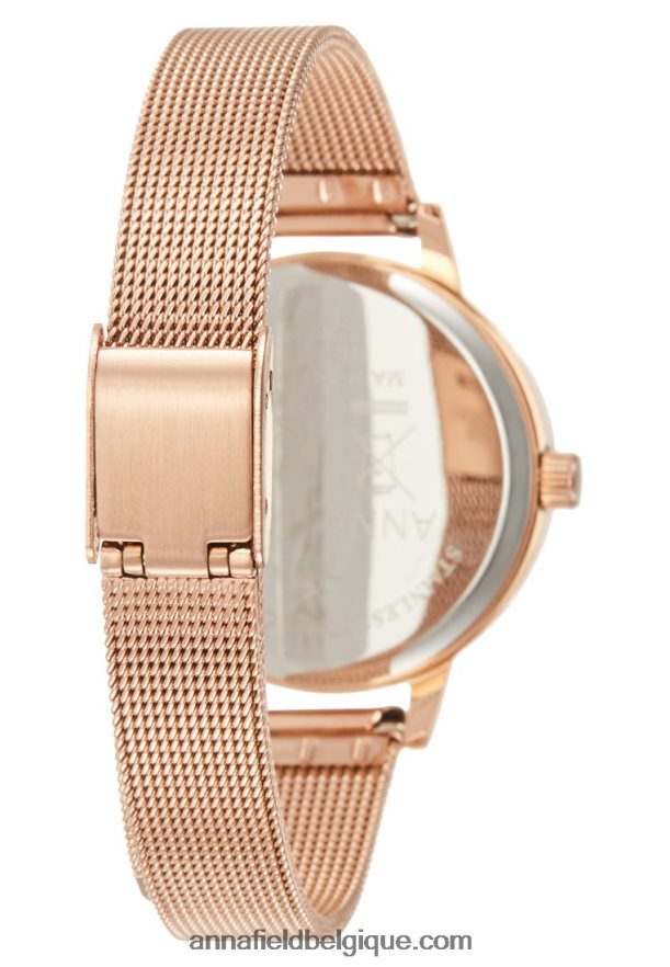 femmes montre couleur or rose Anna FieldNHH26B2791
