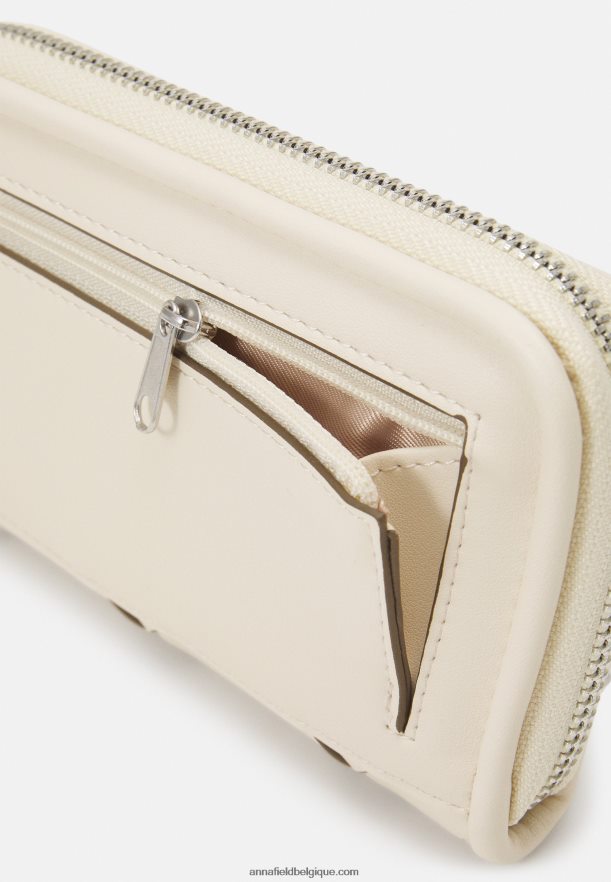 femmes portefeuille blanc cassé Anna FieldNHH26B2820
