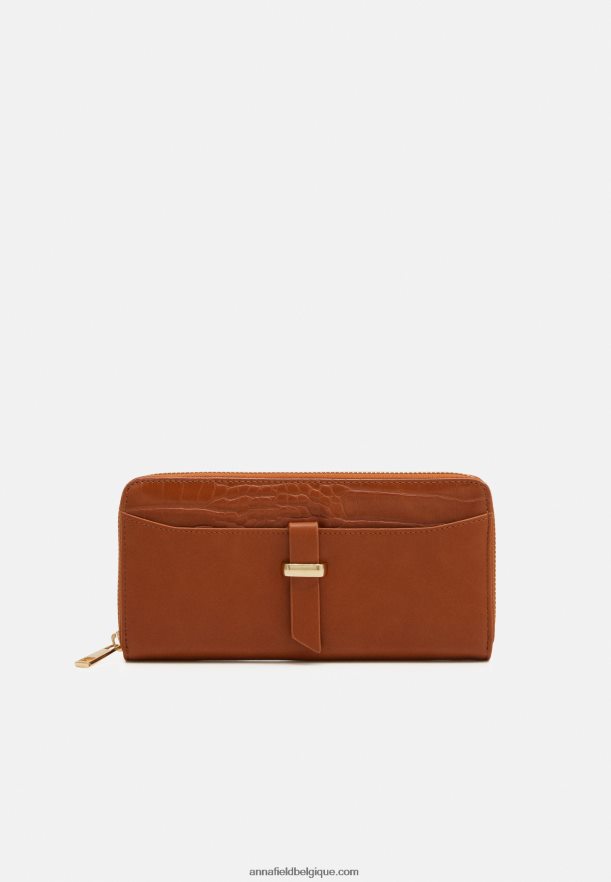 femmes portefeuille cognac Anna FieldNHH26B2795