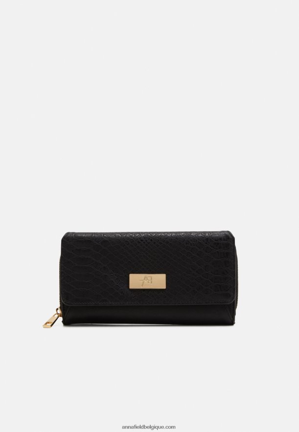 femmes portefeuille noir Anna FieldNHH26B2794