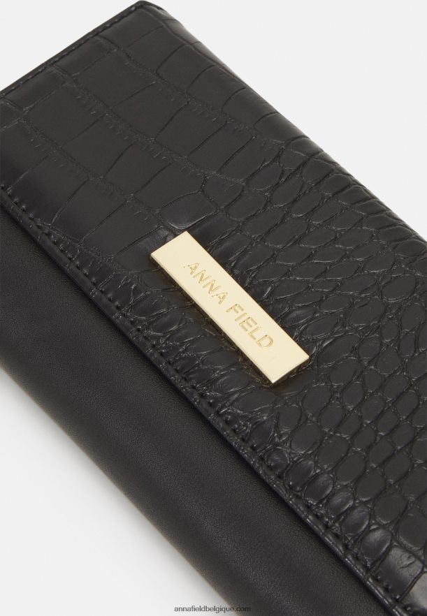 femmes portefeuille noir Anna FieldNHH26B2807