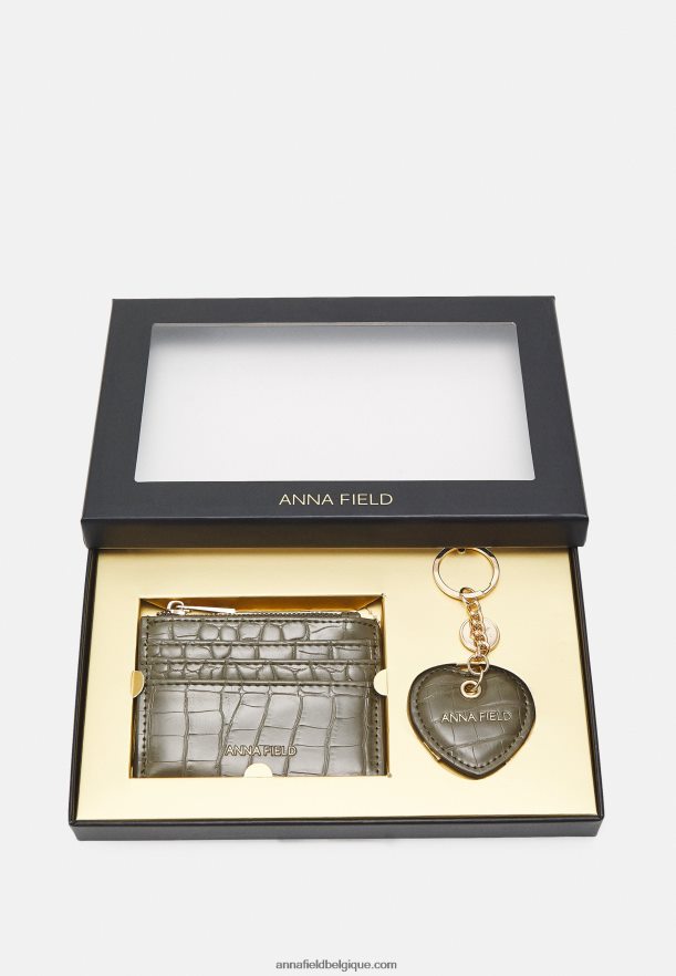 femmes set portefeuille kaki Anna FieldNHH26B2814