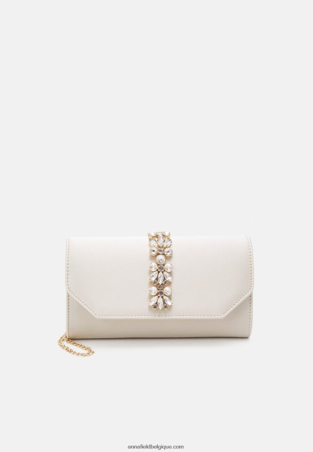 femmes embrayage blanc cassé Anna FieldNHH26B2393