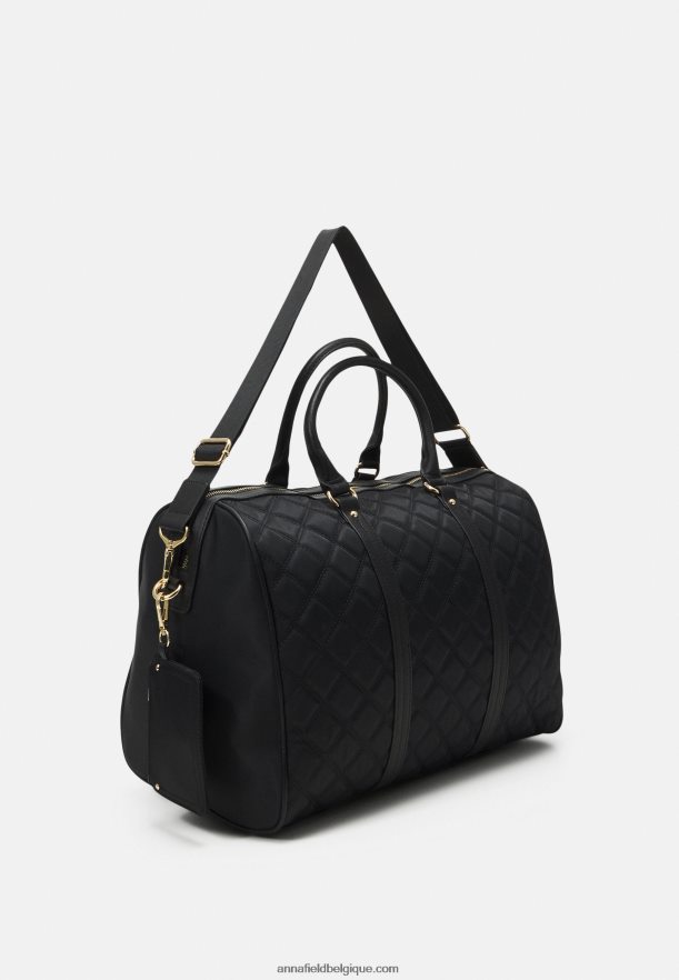 femmes ensemble sac week-end noir Anna FieldNHH26B2629