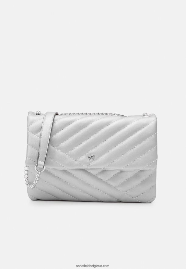 femmes sac bandoulière argenté Anna FieldNHH26B2551