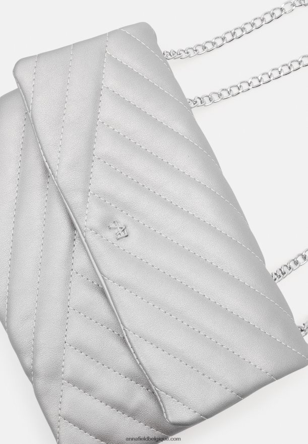 femmes sac bandoulière argenté Anna FieldNHH26B2551