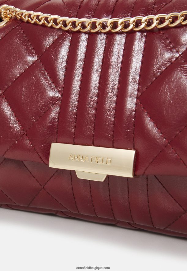 femmes sac bandoulière bordeaux Anna FieldNHH26B2505
