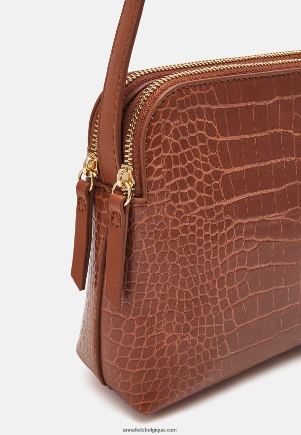 femmes sac bandoulière cognac Anna FieldNHH26B2497